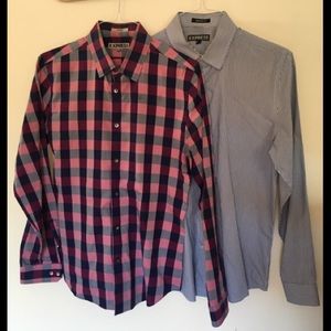 Two Express shirts bundle size M